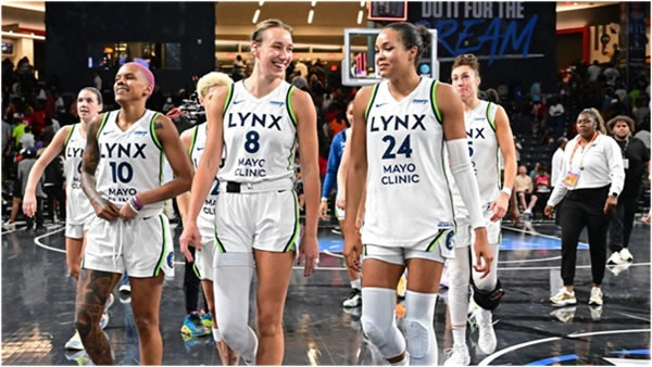 Basketball players of the Minnesota Lynx team